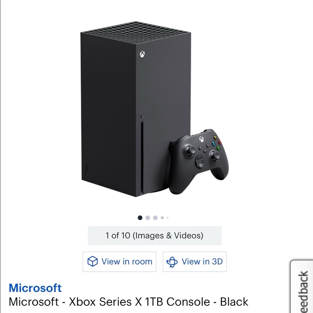 Xbox Series X with controller